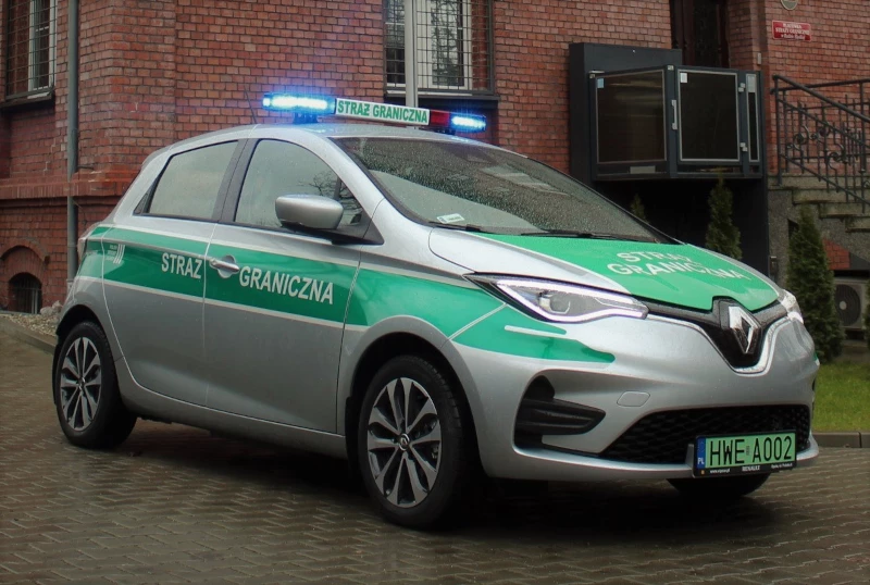 Pierwszy samochód z napędem elektrycznym w Śląskim Oddziale Straży Granicznej